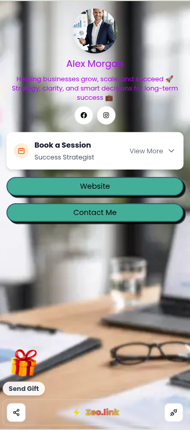 Zeo.link creator dashboard 4